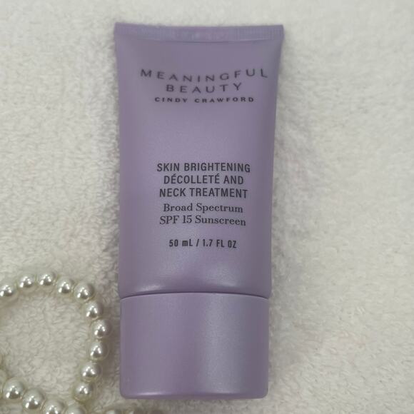 Meaningful Beauty Skin Brightening Decollete & Neck Treatment 1.7 Fl Oz - SPF 15 - Picture 1 of 2